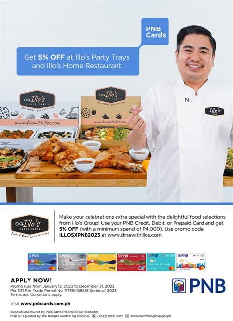 pnb credit card dining promo 2024